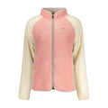 Norway 1963 Rosa women's polyester sweatshirt with a relaxed fit and casual style, displayed on a hanger.