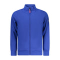 Blue cotton men's sweatshirt from Norway 1963 with a classic fit and minimal branding, displayed on a neutral background.