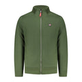 Norway 1963 Verde cotton men's sweatshirt featuring a casual fit and classic crew neckline, displayed on a hanger.