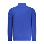 Norway 1963 blue cotton men's sweatshirt featuring a comfortable fit and classic design, shown in a front view.