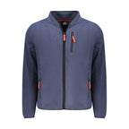 Norway 1963 blue polyester men's sweatshirt with round neckline and long sleeves, casual and comfortable apparel.