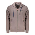 Norway 1963 Marrone cotton men's sweatshirt with crew neck and long sleeves, casual and comfortable fit.