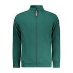 Norway 1963 Verde cotton men's sweatshirt with crew neck and long sleeves, featuring a casual fit and soft fabric.