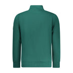 Norway 1963 Verde cotton men's sweatshirt with crewneck and long sleeves, featuring a casual fit and soft fabric.