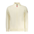 Norway 1963 white cotton men's sweatshirt with crew neck and long sleeves, casual winter apparel.