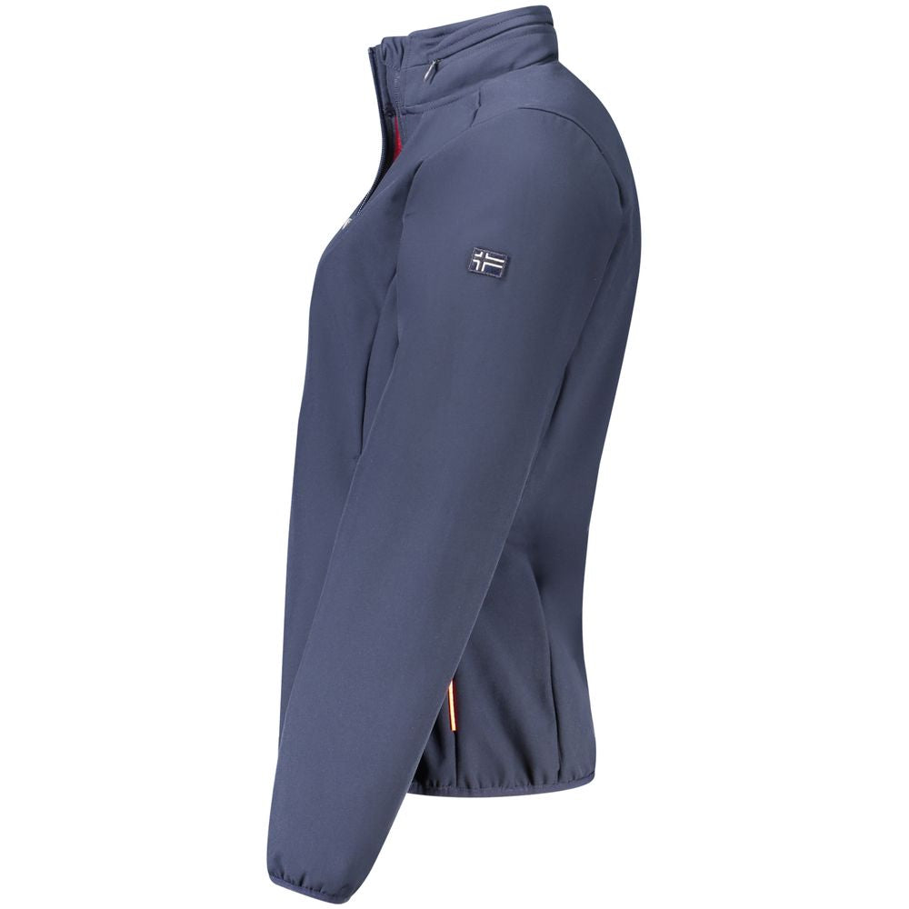 Norway 1963 blue polyester women's jacket featuring a tailored fit and classic design, perfect for casual wear.