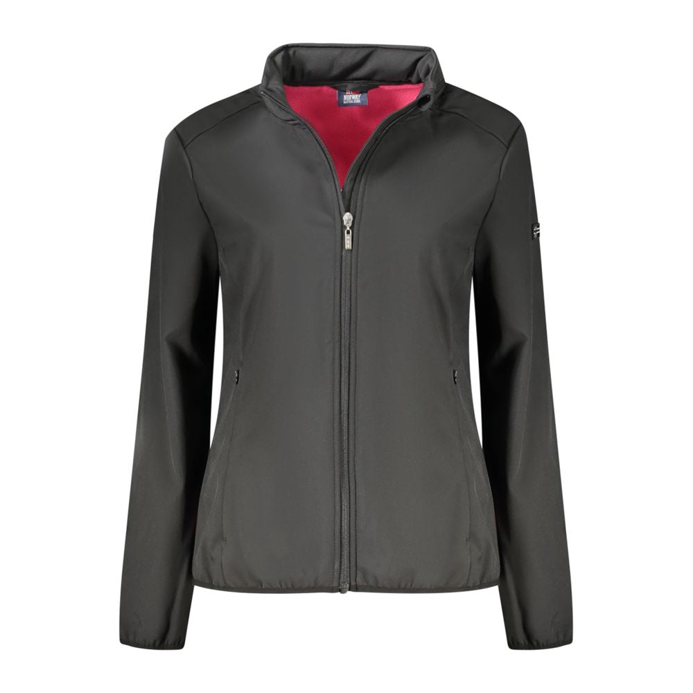 Norway 1963 Black Polyester Women's Jacket - Eljoys Fashion 