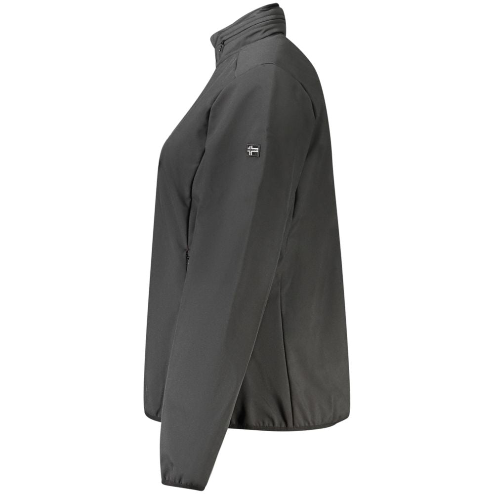Norway 1963 Black Polyester Women's Jacket - Eljoys Fashion 