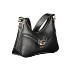 Guess Jeans Nero shoulder bag made of polyurethane, stylish women’s handbag with sleek black design and shoulder strap.