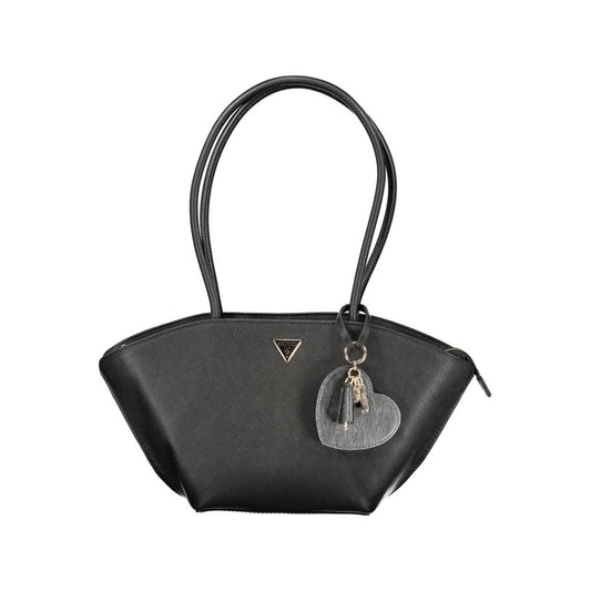 Guess Jeans Black Polyurethane Women's Handbag Guess Jeans