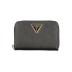 Guess Jeans Nero Poliuretano Women Wallet Guess Jeans