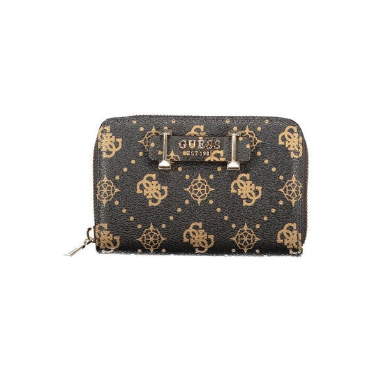 Guess Jeans Marrone Poliuretano Women Wallet Guess Jeans
