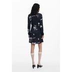 Desigual Nero viscosa women's dress featuring a stylish design and comfortable fit, suitable for casual or semi-formal wear.