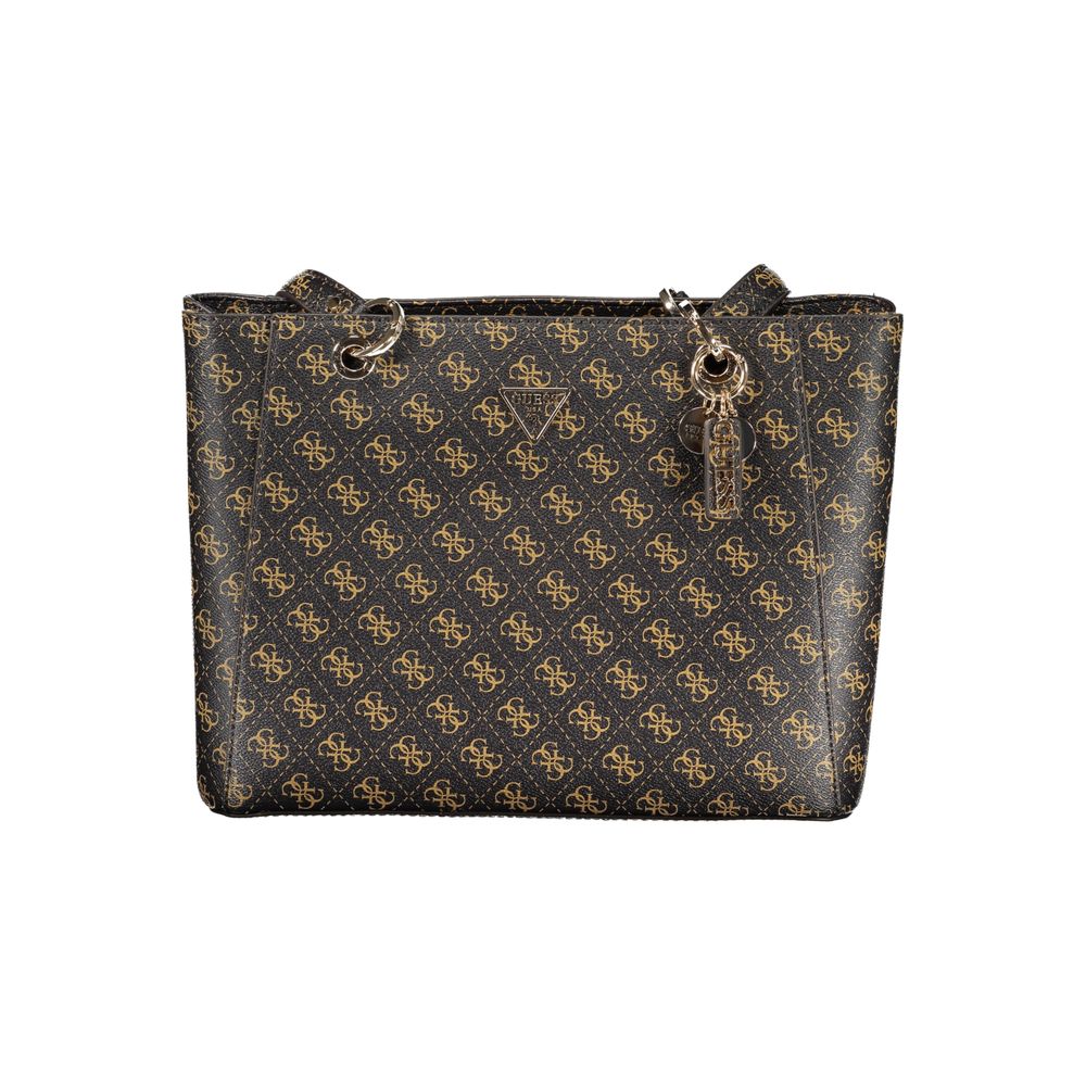 Guess Jeans Marrone Poliuretano Women Handbag Guess Jeans