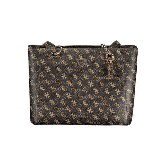 Guess Jeans Marrone Poliuretano Women Handbag Guess Jeans