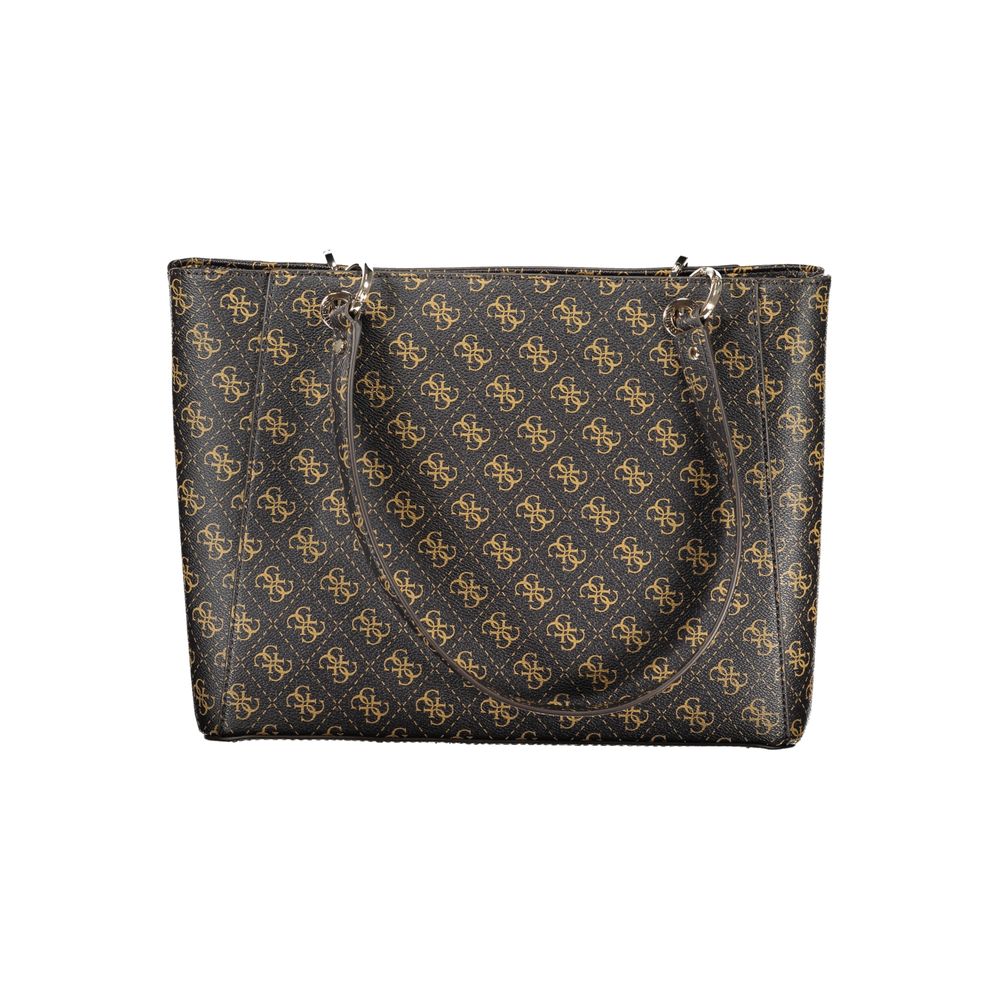 Guess Jeans Marrone Poliuretano Women Handbag Guess Jeans