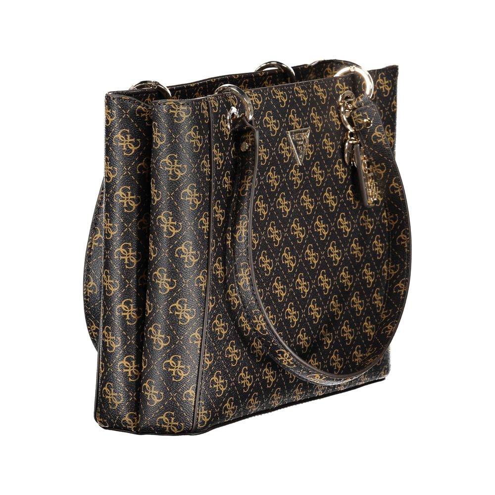 Guess Jeans Marrone Poliuretano Women Handbag Guess Jeans