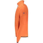 Norway 1963 men's orange polyester sweatshirt with crew neck and long sleeves, casual and comfortable for everyday wear