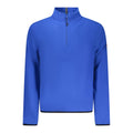 Norway 1963 blue polyester men's sweatshirt with crew neck and long sleeves, casual style and comfortable fit.