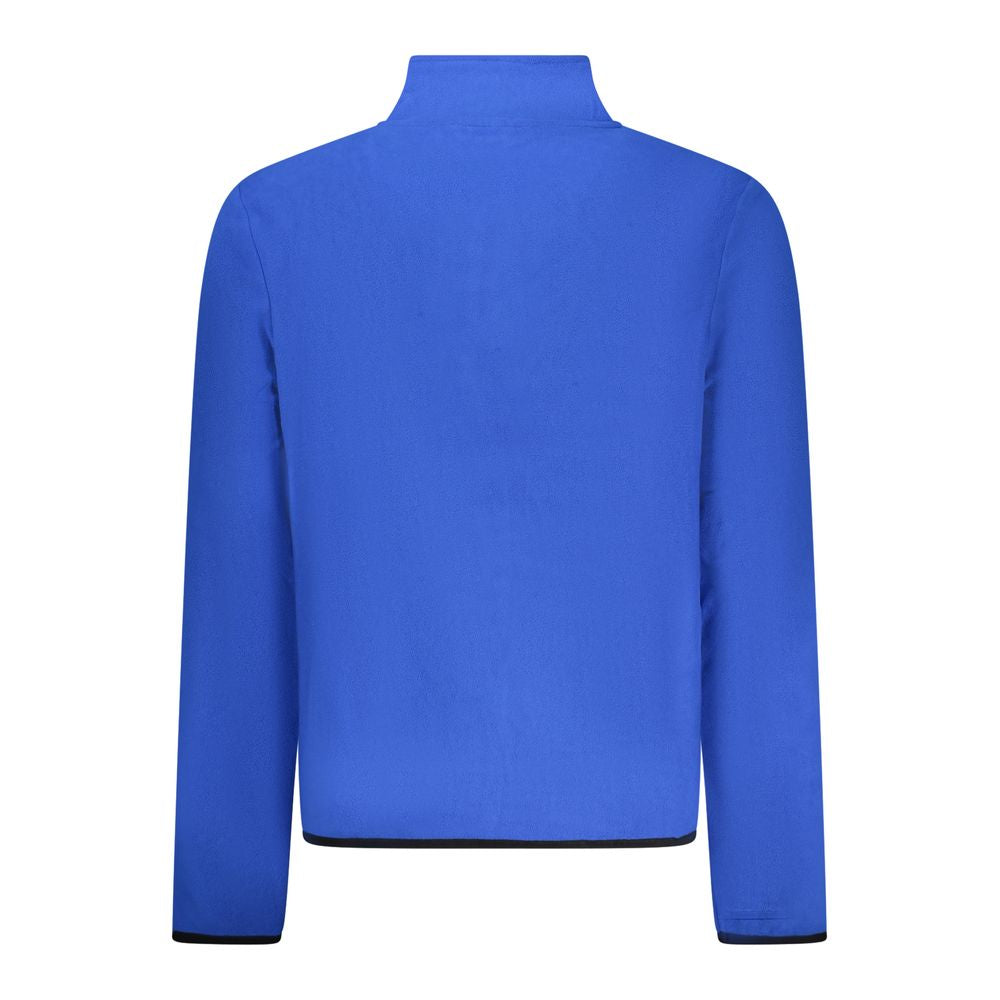 Norway 1963 blue polyester men's sweatshirt with crew neck and long sleeves, casual and comfortable clothing item.