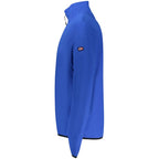 Norway 1963 blue polyester men's sweatshirt with crew neck and long sleeves, casual and comfortable apparel.