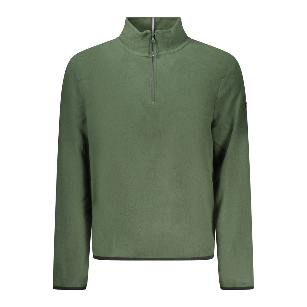 Norway 1963 Verde polyester men's sweatshirt with a relaxed fit and crew neck, featuring a subtle logo detail.