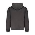Calvin Klein Nero cotton men's hoodie featuring a relaxed fit, hood with drawstrings, and minimalist style.