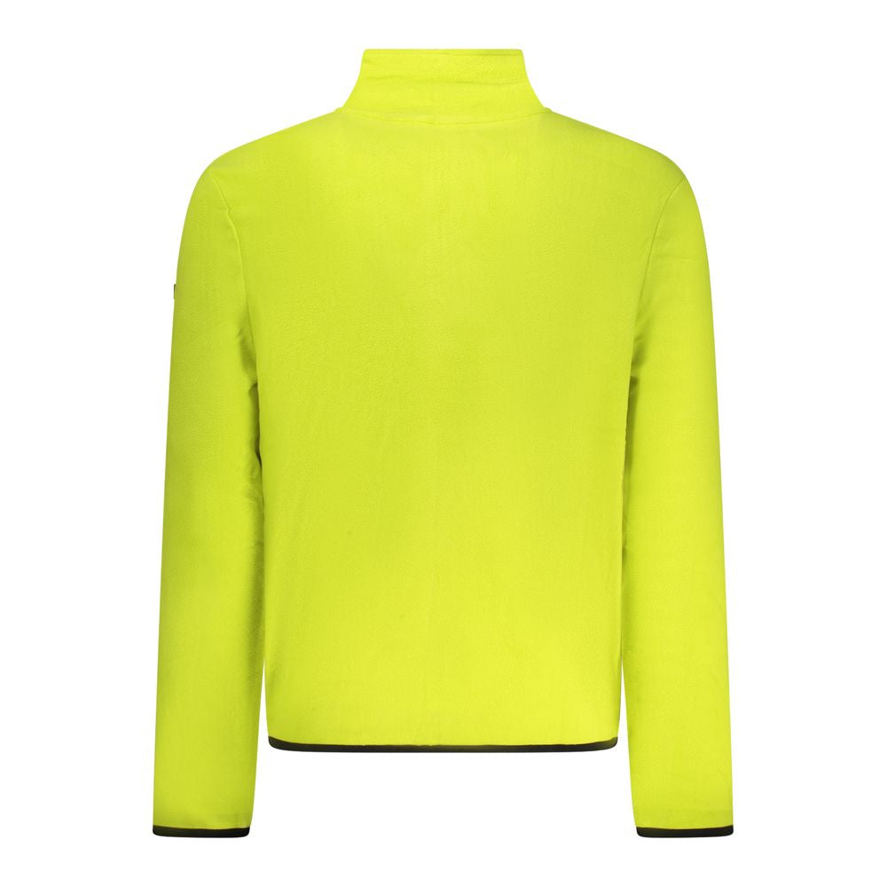 Norway 1963 Verde polyester men's sweatshirt showing a casual fit with ribbed cuffs and neckline, front logo detail, in green.