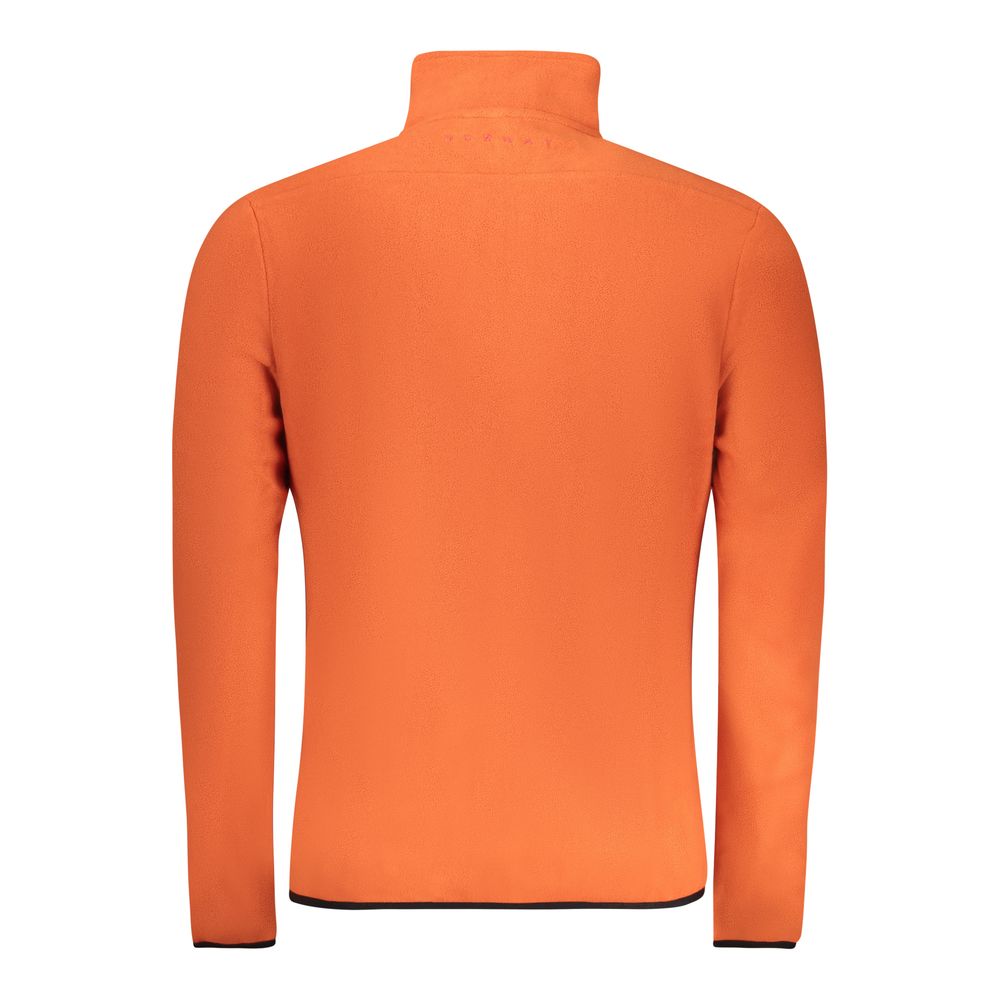 Norway 1963 men's orange polyester sweatshirt with a crew neck and relaxed fit, featuring subtle branding details.