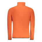 Norway 1963 men's orange polyester sweatshirt with a crew neck and relaxed fit, featuring subtle branding details.