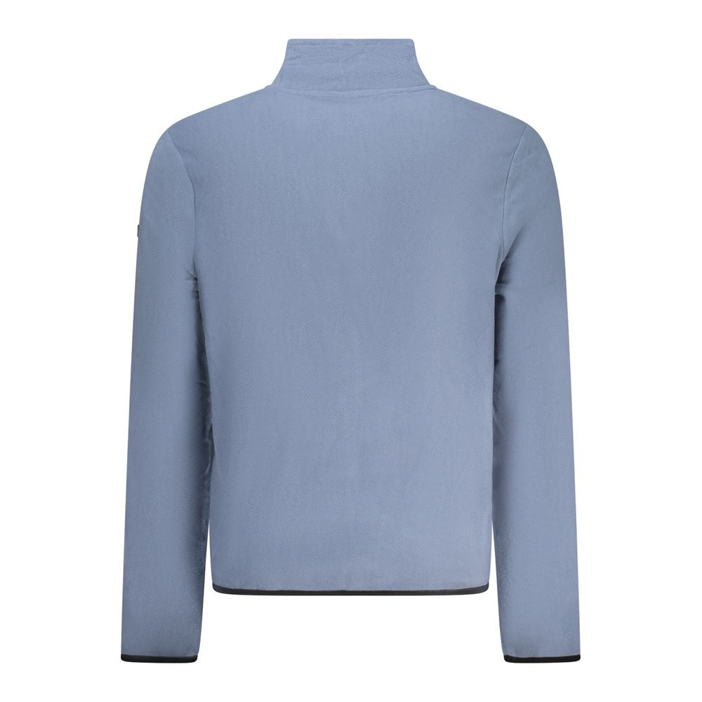 Norway 1963 blue polyester men's sweatshirt with crew neck and long sleeves, casual and comfortable clothing.