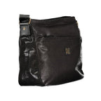 Laura Biagiotti Nero polyester women's handbag with sleek design and top handles, stylish and functional for everyday use.