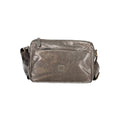 Gray polyester women's handbag by Laura Biagiotti with sleek design and top handles, perfect for everyday use.
