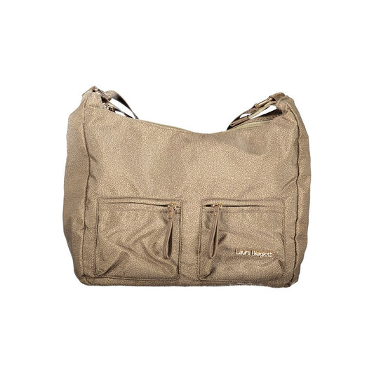 Laura Biagiotti Beige Polyester Women Handbag Laura Biagiotti