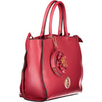 Laura Biagiotti Rosso PVC women's handbag with sleek design, featuring a structured shape and stylish handles.