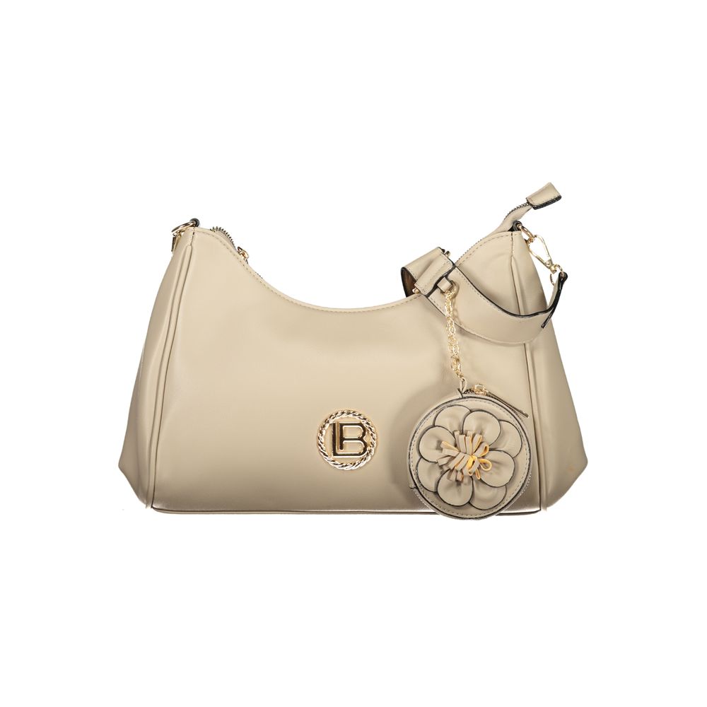 Laura Biagiotti Beige PVC Women Handbag Laura Biagiotti