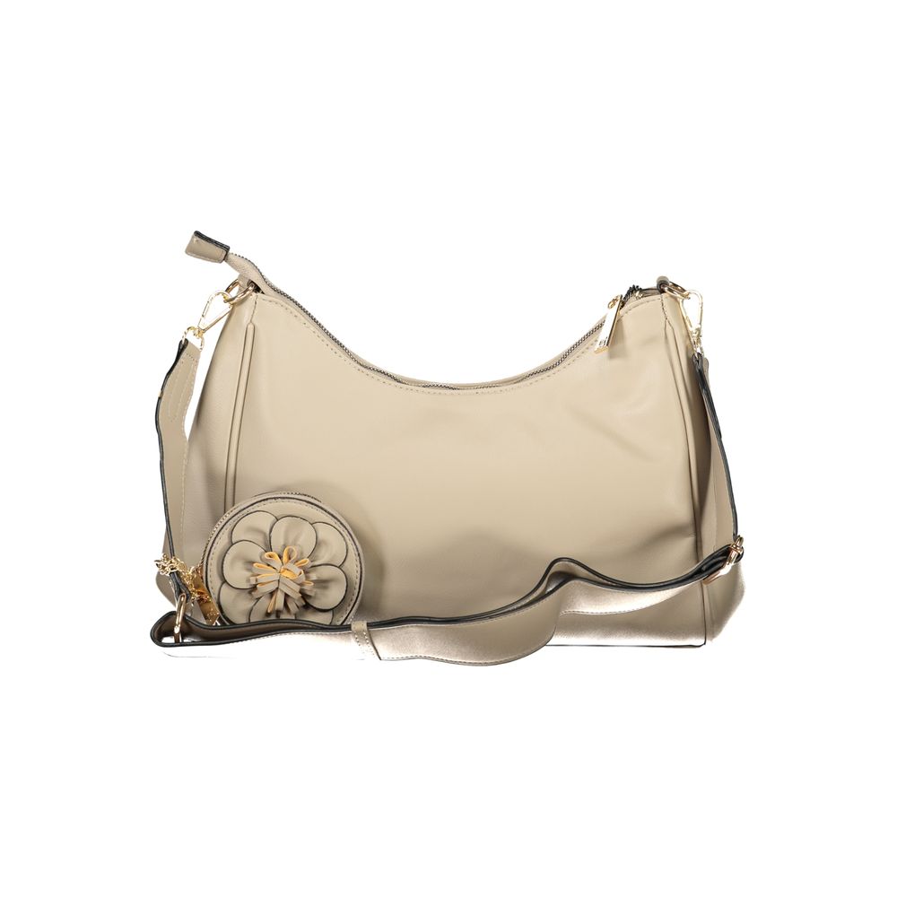 Laura Biagiotti Beige PVC Women Handbag Laura Biagiotti