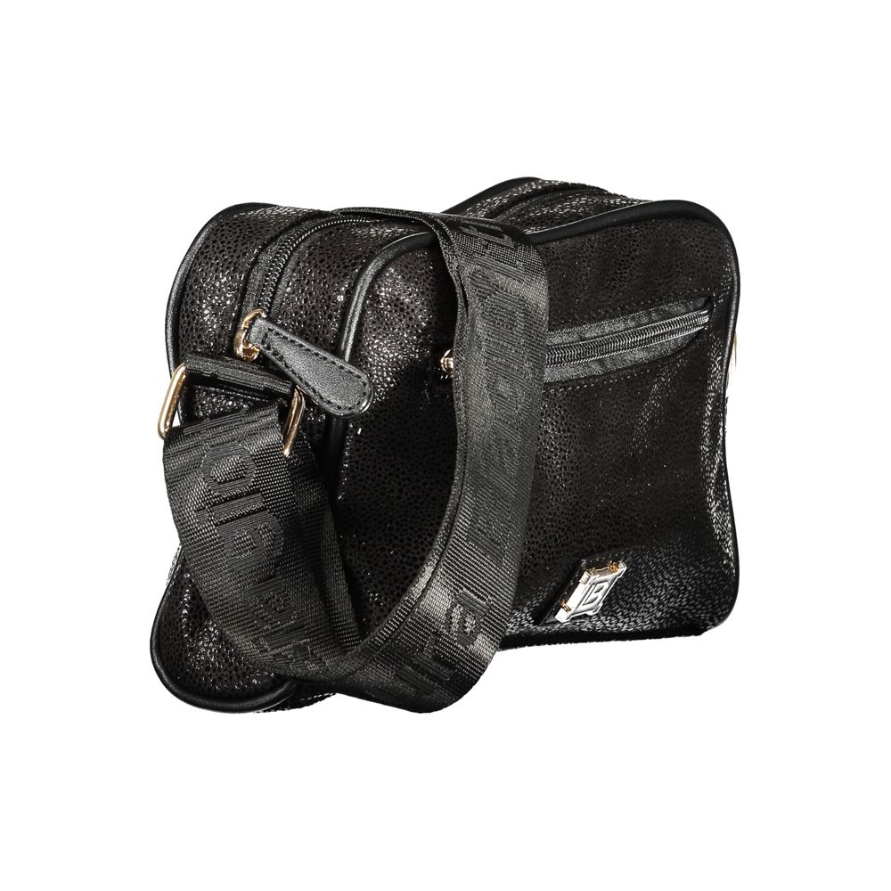 Laura Biagiotti Nero polyester women's bag with sleek design and top handle, featuring a spacious interior and modern style.