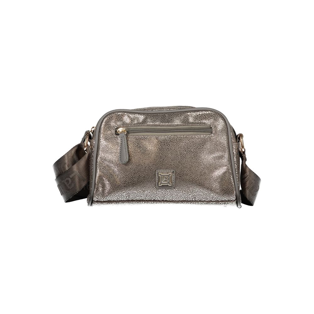 Laura Biagiotti Grigio polyester women’s bag with sleek design and shoulder strap, perfect for everyday use.