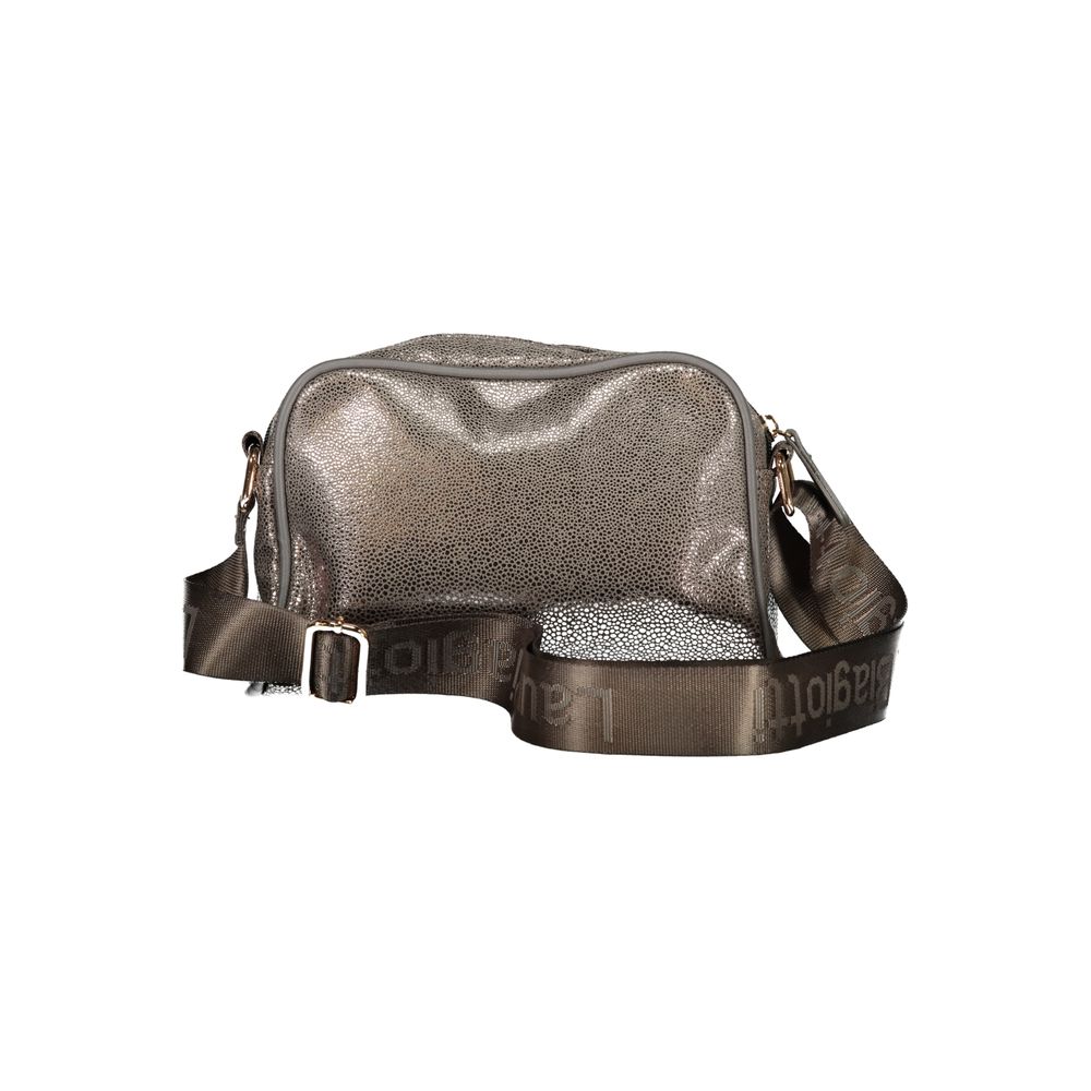 Laura Biagiotti Grigio polyester women's bag with sleek design and subtle texture, featuring handles and a spacious interior.