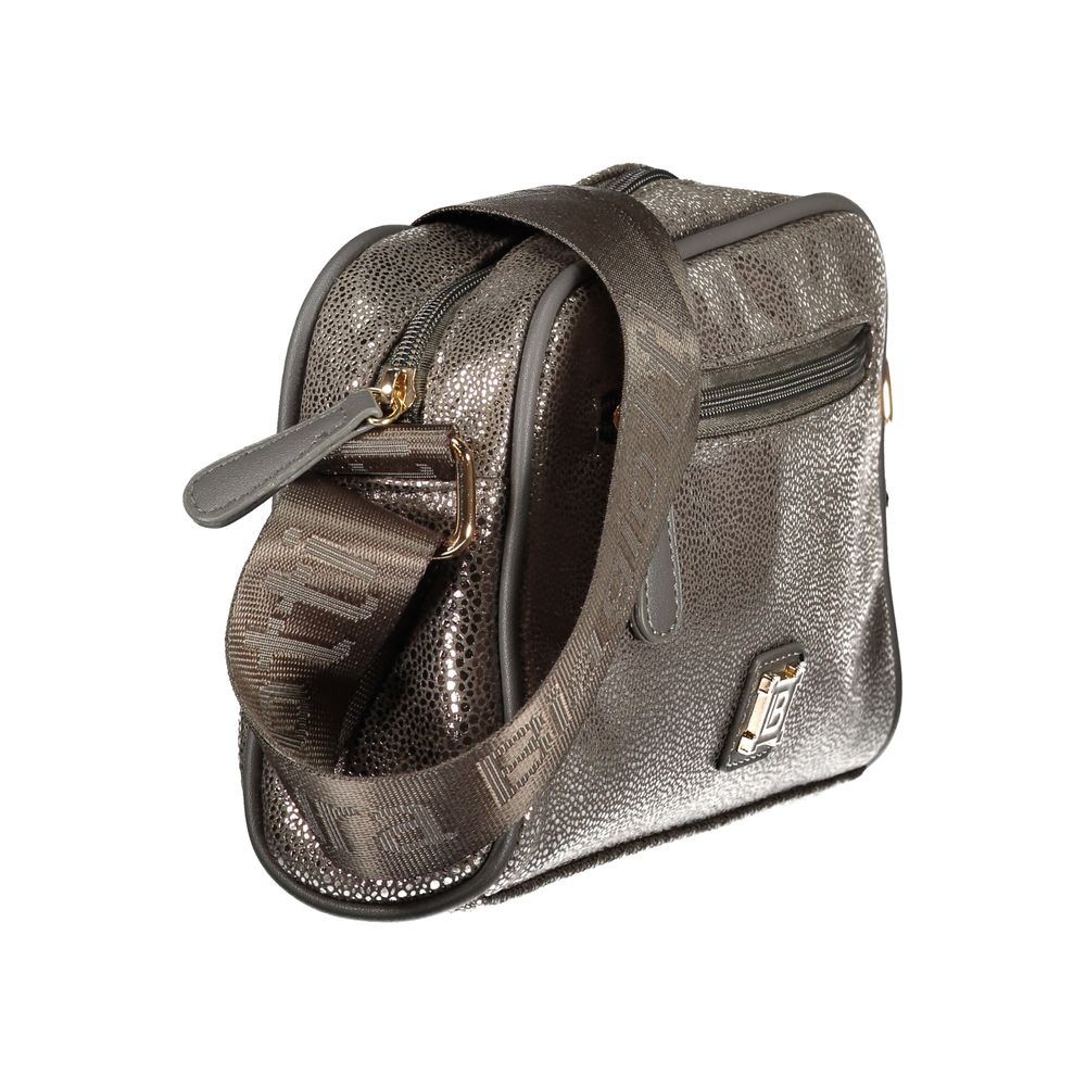 Laura Biagiotti Grigio polyester women's bag with sleek design and adjustable strap, stylish and functional for everyday use.