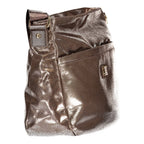 Laura Biagiotti Bronzo polyester women's handbag with sleek design and top handle, featuring a stylish and functional accessory.
