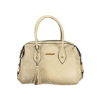 Laura Biagiotti beige PVC women's handbag with sleek design and spacious interior, stylish accessory for everyday use.