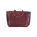 Laura Biagiotti Rosso PVC women's bag with sleek design and top handle, featuring bold red color and stylish accents.