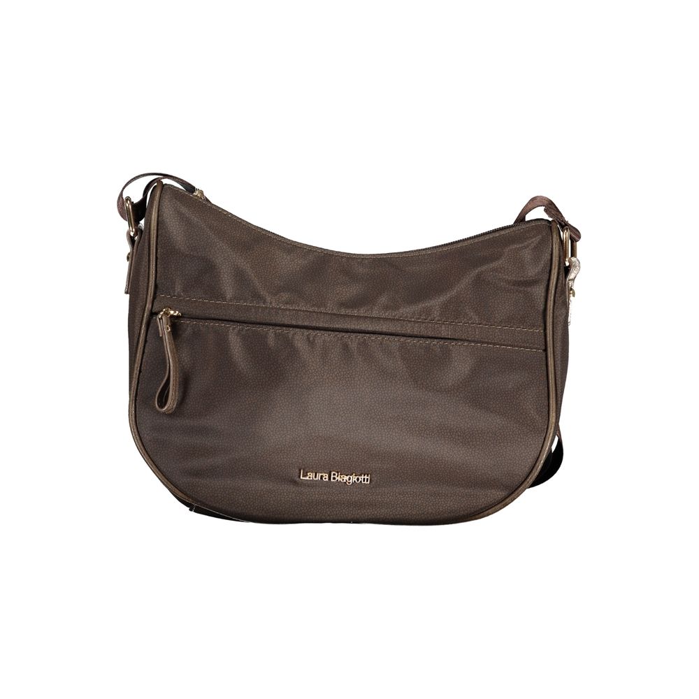 Laura Biagiotti Brown Polyester Women Handbag Laura Biagiotti
