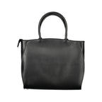 Black PVC Laura Biagiotti Nero women's handbag with sleek design and shoulder strap, stylish and functional accessory.