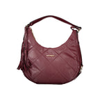 Laura Biagiotti Rosso PVC female handbag with top handle and sleek design, featuring a structured shape and stylish look.