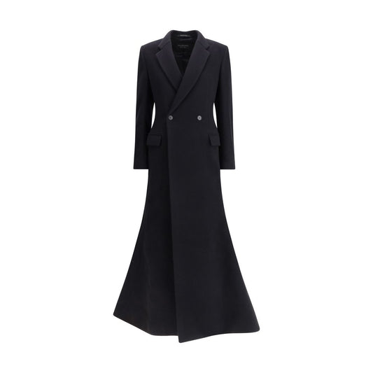 Balenciaga Black Wool Coat Balenciaga