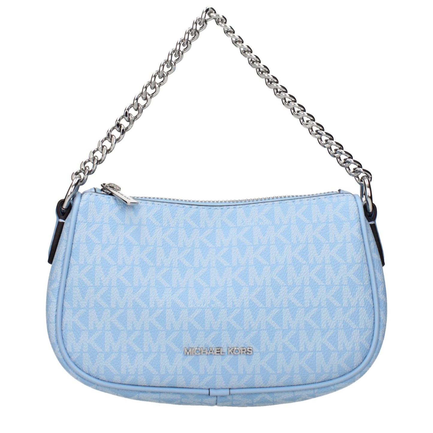 Michael Kors Light Blue Fabric Handbag