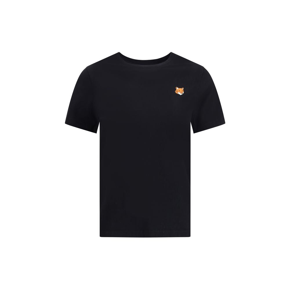 Maison Kitsuné Black Cotton T-Shirt Maison Kitsuné